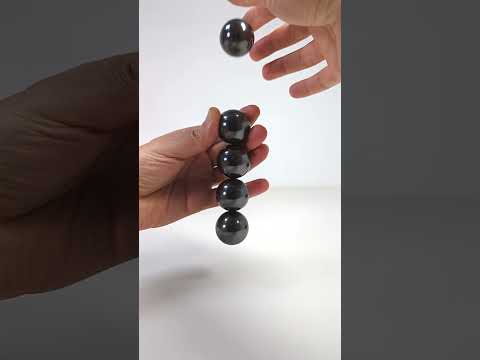 Magnetic Balls in Slow Motion