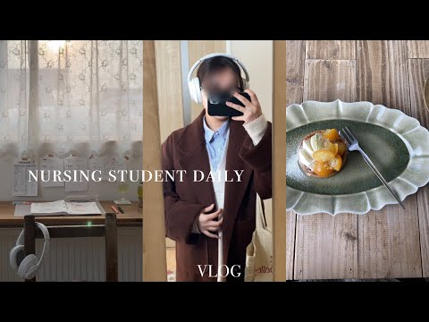 [vlog] 国試1週間前の看護学生の日常について👩🏻‍⚕️✍🏻/私の国試直前の勉強方法📚/当日の感想/113回看護国試難しくない？？