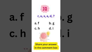IQ TEST IV #maths #brainsolution #brainteasers #mathstricks #puzzle #brainpower #cognitivechallenge