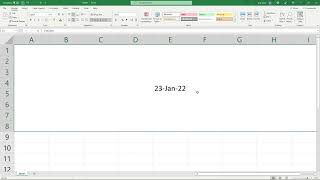 Microsoft Excel Date Formatting