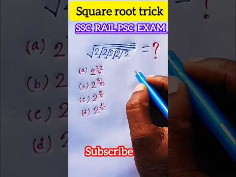 Square root | Square root trick | math videos #shorts