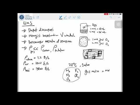 ITB - Kuliah Online Kimia Dasar B - Gas Part 1/2 - Dr. Grandprix T. M. Kadja