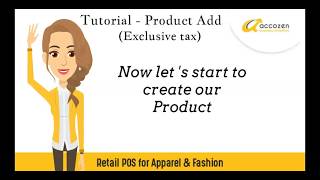 POS Billing Software Tutorial - Product Add (Exclusive Tax)