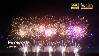 Katy Perry “Firework” Pyromusical | FWSim 4K New Year Celebration 2026