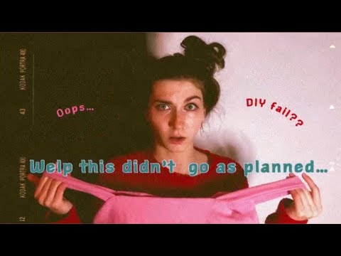 diy tank top FAIL...??! 😳👀