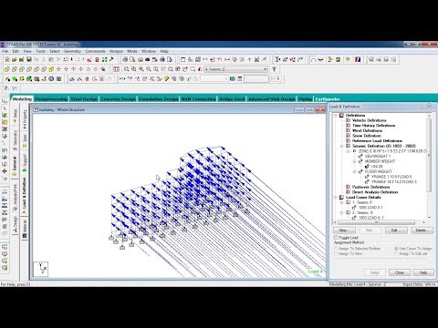 STAAD Pro Tutorials - Seismic Load Analysis of a G+4 Commercial Building Part-3 ( Day 47)