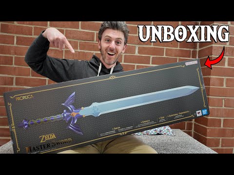 The Legend of Zelda Proplica Master Sword - Unboxing and Set-up