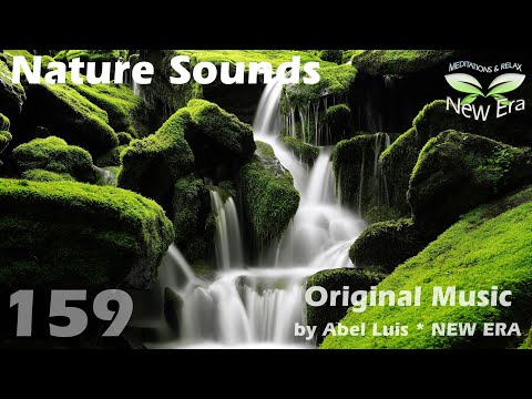 Relaxing Nature Sounds, Natural Calming Water Sound, Forest Bird Song, Waterfall