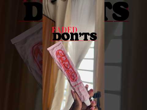 Faded DONTs  #topicals #darkspots