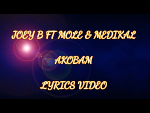 Joey B ft. Kofi Mole x Medikal - Akobam (Lyrics Video)