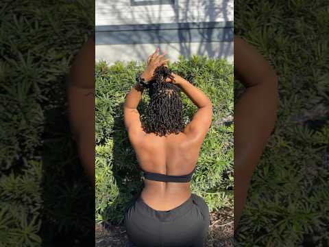 Save alot of money Embracing Your Hair #naturalhair #minitwists #protectivestyles #shorts #blackhair