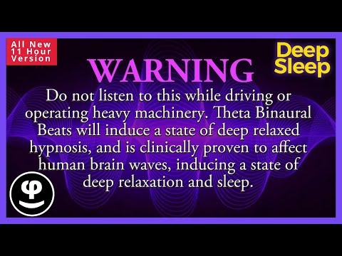 11 Hour Deep Sleep | Unlock Your Third Eye | 432Hz Binaural Beats for Healing & Restful Sleep