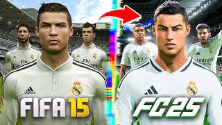 I Rebuild Real Madrid From FIFA 15 to FC 25!