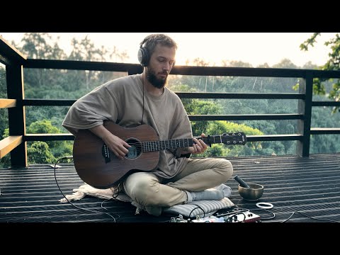 Solar Flow | Ambient Guitar Improvise | Meditative Relaxing Music | 740 Hz | High Frequency Sound