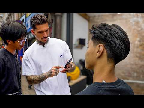 Giving A Random Stranger A FREE Haircut Transformation! 🤩