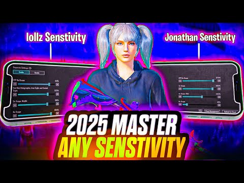 HOW TO MASTER ANY SENSTIVITY LIKE LOLLZ AND JONATHAN GAMING🔥ll BGMI /PUBG