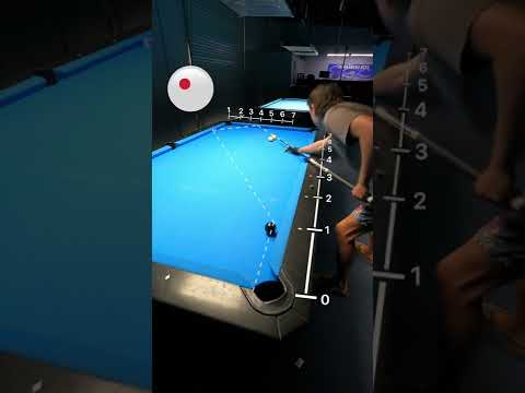 Last part to this two-rail kick shot! #shorts #billiards #tutorial #poollesson #8ballpool #hack
