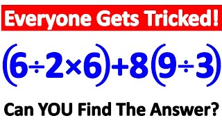 Looks Super Simple... But Almost Everyone Gets It WRONG! Will YOU? 😵‍💫🧠