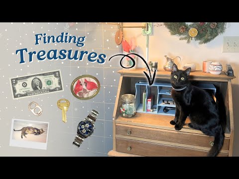 I Inherited this Desk with my House / Organizing ASMR, Treasure House
