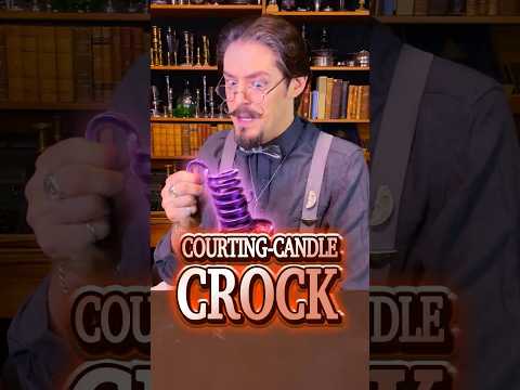 Courting-Candle Crock #history #facts #historyfacts #romantic #decoration #socialmedia #antique