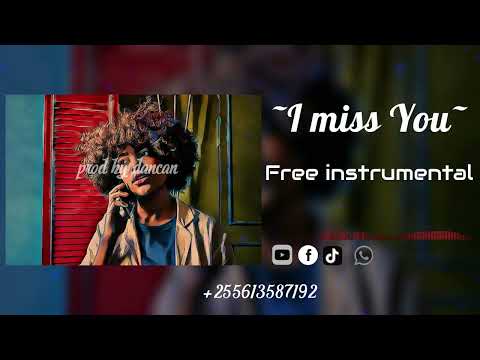Bongo Flava Beat - "I MISS YOU" | Zouk type Beat 2024 | Emotional Love Instrumental