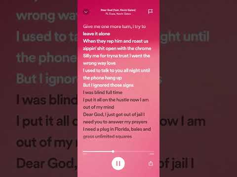 "Dear God" official sped up version out now