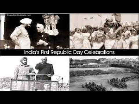 Rare footage of INDIA'S FIRST REPUBLIC DAY parade 26TH JANUARY 1950| ভারতের সংবিধান গঠন ।