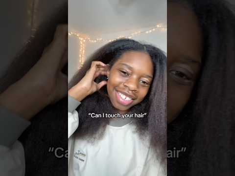 Hmmm let me think about it…#noyoucantpetme #hairnotouchy #no #naturalhair #washday #shorts