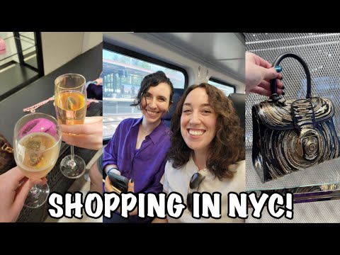 SHOP WITH ME IN NYC! Travel Vlog 🥰 Champagne at Chanel, Delvaux, Moynat, & More!