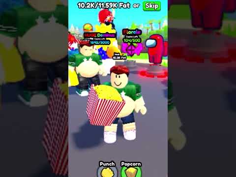Everytime I get left alone! 😂 Sound Up!! Roblox Fat Simulator #roblox #robloxshorts #fatsimulator