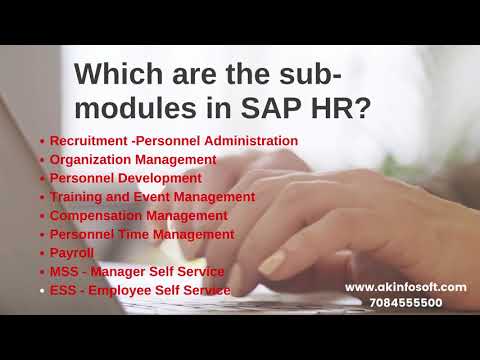 Which are the sub modules in SAP HR/HCM