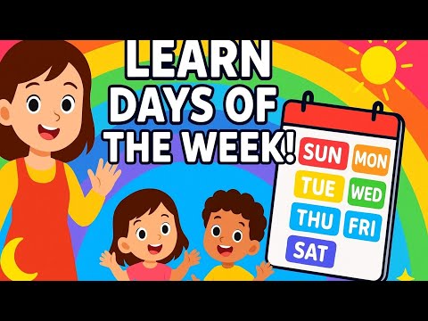 Days of the Week for Kids 📅 | Learn 7 Days with Fun Songs & Animation | Preschool Learning