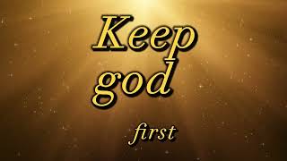 Keep God First (Lyric Video) | Better Music Choir [New Gospel Music 2026]
