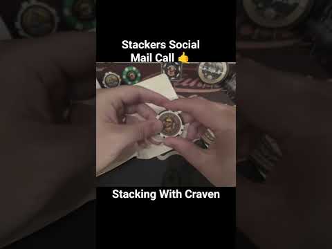 #stackerssocial #mailcall #pokerchips from @StackingwithCraven #silverstacking #unboxing