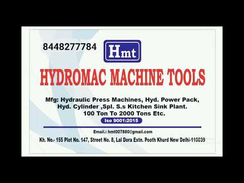 Hydraulic Press | hydraulic 3d | Analysis | hydraulic Deep Draw Press| 2022 |Press | C-TYPE | Hmt