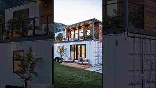 Luxury 2-Story Container Home on Wheels | Modern Tiny House Design #ContainerHome #TinyHouse #shorts