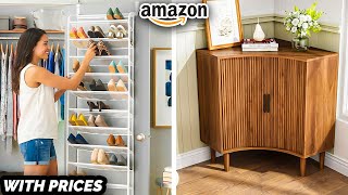 25 New AMAZON FINDS for TINY Apartments | Smart Space Saving Furniture Ideas [With Prices]