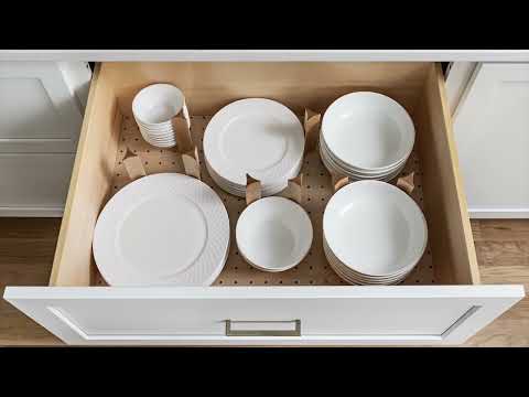 Plateware Kitchen Storage Solutions by Dura Supreme Cabinetry
