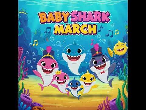 Baby Shark Dance! 🎶 | Fun Marching Shark Family Song 🥁 | New Rhythm & Lyrics for Kids