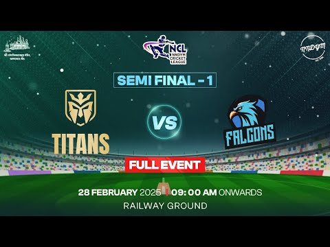 Semi Final 1 - Titans Vs Falcons || NNDYM Cricket League 2025 at Railway Ground ||