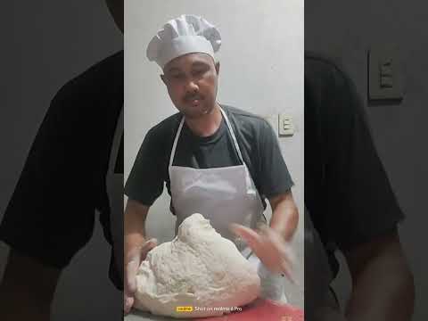 Kneading 3 kilos of dough for empanadas