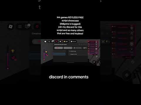BEST KEYLESS INK GAME SCRIPT #roblox #scripting #games #robloxedit #funny