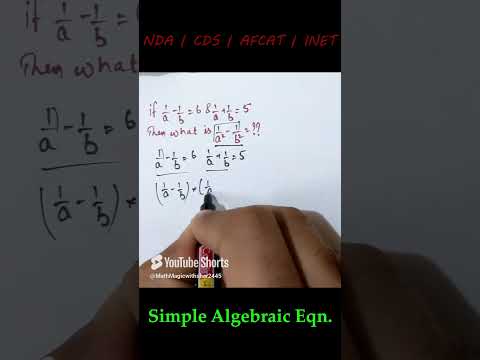 Basic Algebraic Problem #maths #algebraic #mathematics #mathstricks