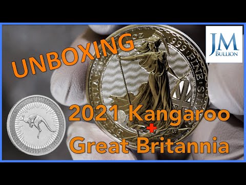 SILVER Unboxing 2021 --Silver Britannias & Kangaroos DEALS from JM Bullion