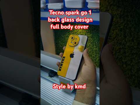 tecno spark go 1 back malti colour glass design #ytshorts #shortvideo #syncup