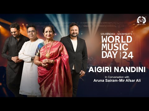 In Conversation with Aruna Sairam & Mir Afsar Ali | Aigiri Nandini | WMD24 | Sourendro Soumyojit