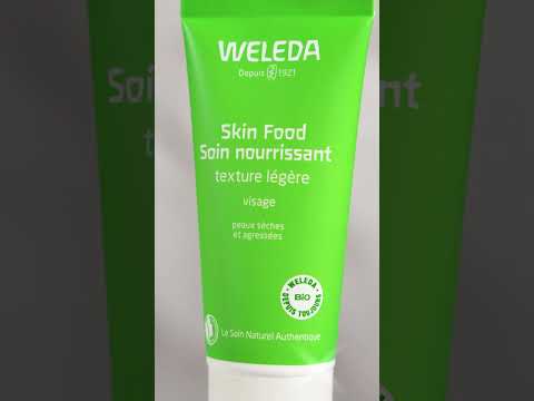 Vidéo produit : la crème skin food de Weleda.