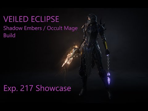 Wolcen 1.1.4.4 VEILED ECLIPSE. Occult Mage Shadow Embers (Consuming Embers) Build. Exp. 217 Showcase