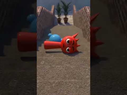 Crushing crunchy and soft things !! #mooshaktoons #babytoons #cartoon #trending #funny #ai #shorts