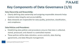 4.1 Overview of Data Governance